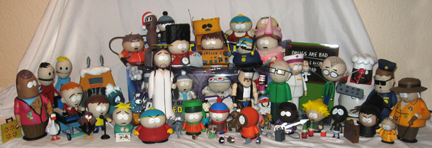 South Park Actionfiguren von Mazco, alle Serien